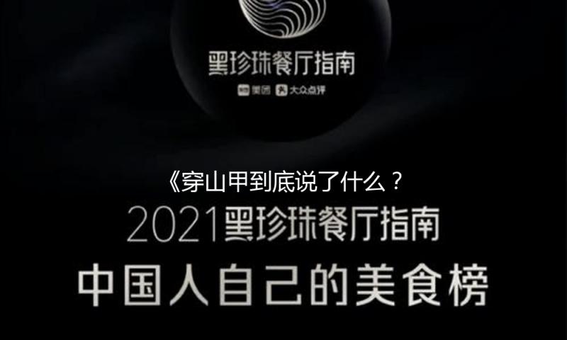 《穿山甲到底说了什么？揭秘娱乐圈励志故事，助你追梦！》