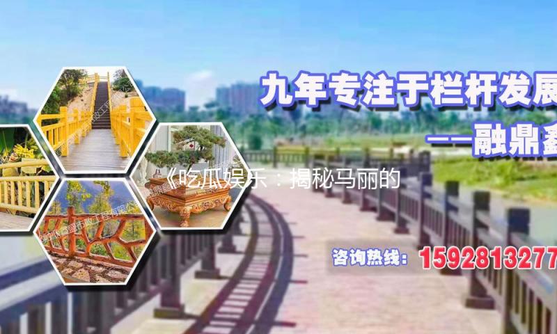 《吃瓜娱乐：揭秘马丽的老公是谁，幸福生活的背后故事》