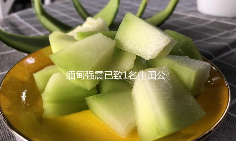 缅甸强震已致1名中国公民罹难、15人受伤 — 新京报