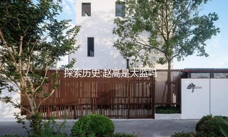 探索历史:赵高是太监吗？细品古代宫廷的权谋与智慧！
