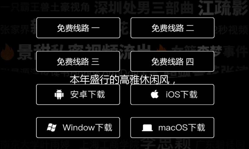 本年盛行的高雅休闲风，高档又气质！