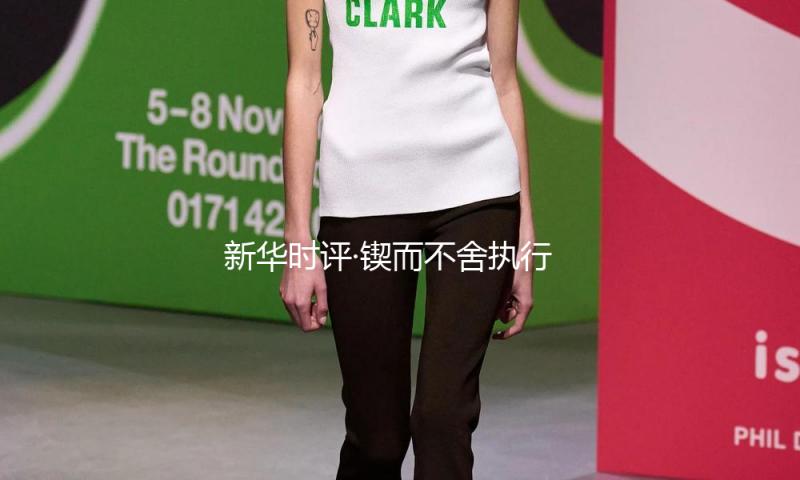 新华时评·锲而不舍执行中心八项规则精力丨立查立改、即知即改