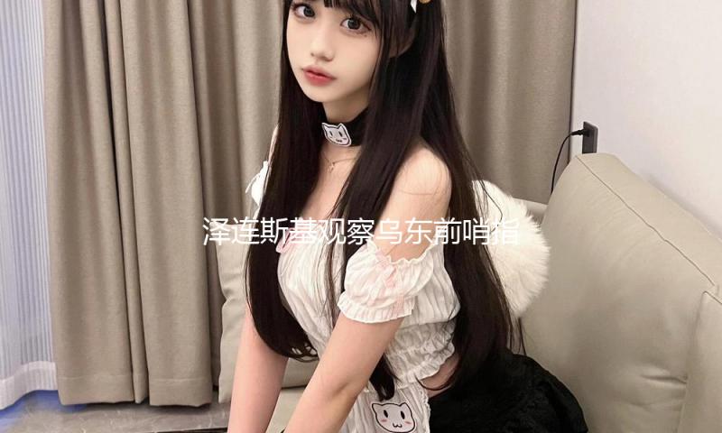 泽连斯基观察乌东前哨指挥所 — 新京报