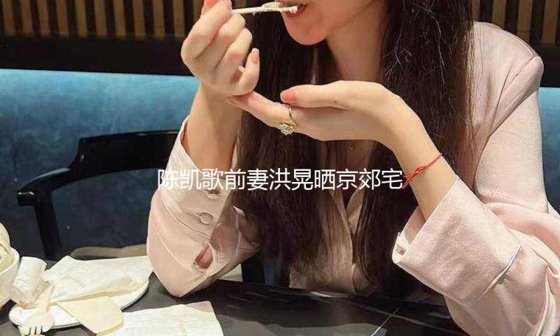 陈凯歌前妻洪晃晒京郊宅院，空位上百平，爱马仕被她拍出廉价感