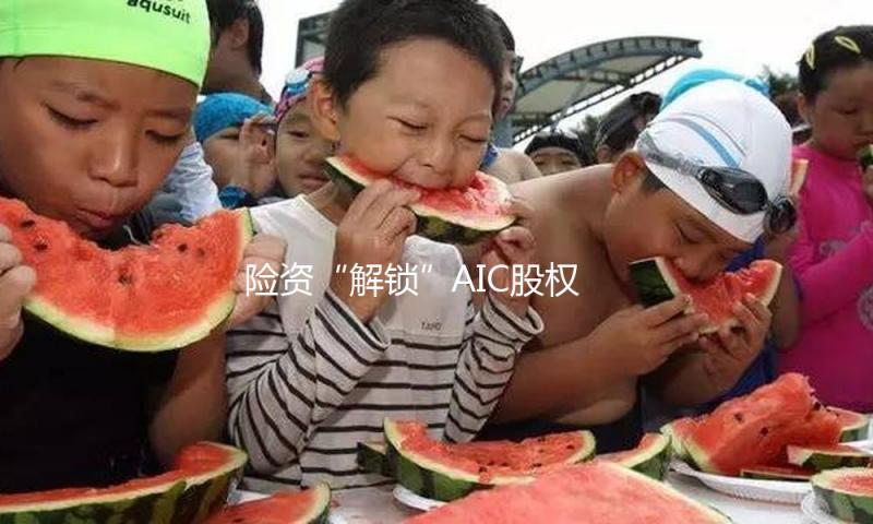 险资“解锁”AIC股权出资 支撑实体经济再添新途径